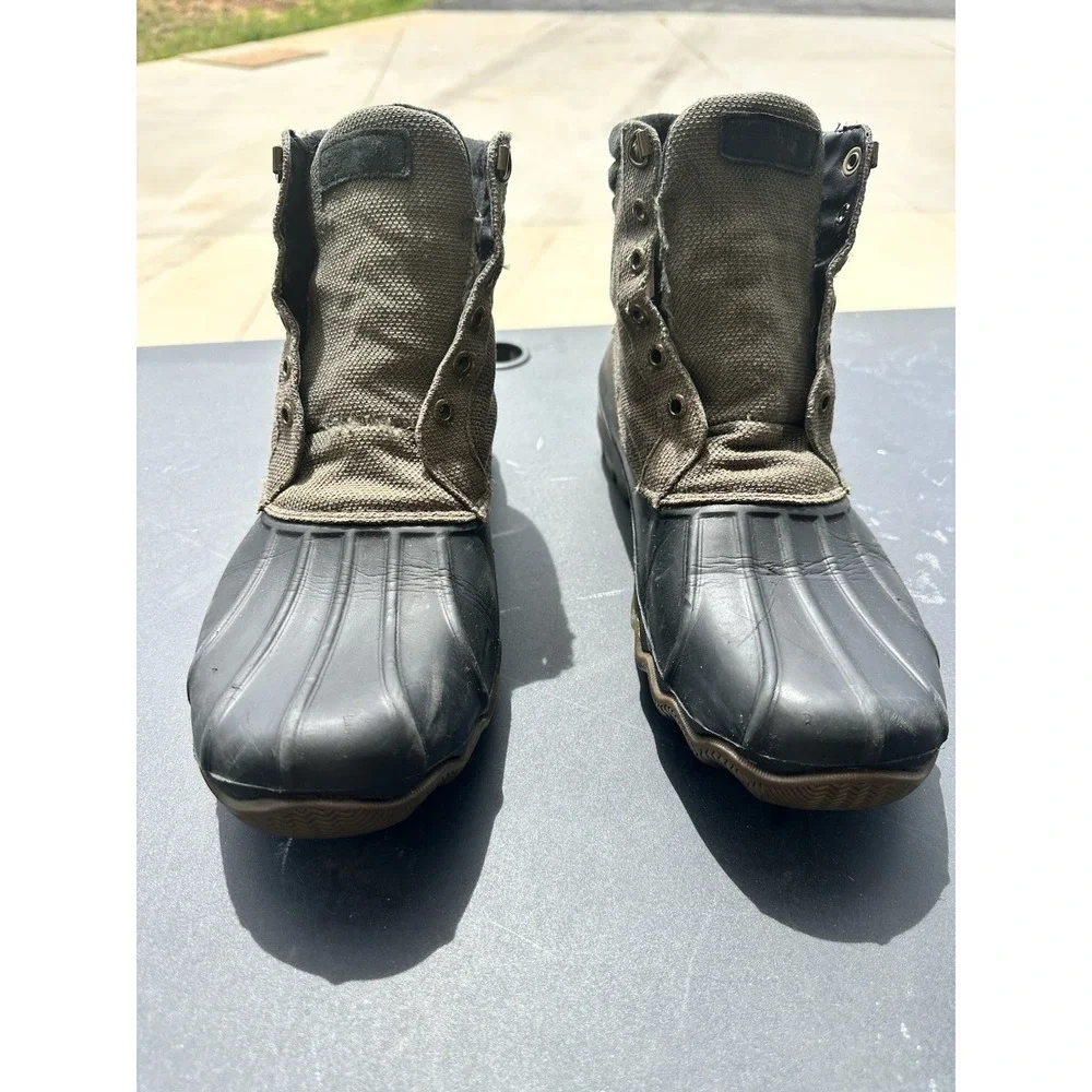 Sperry Top-Sider Winter/Snow Avenue Duck Boot Green/Black Size 11 [STS18187]